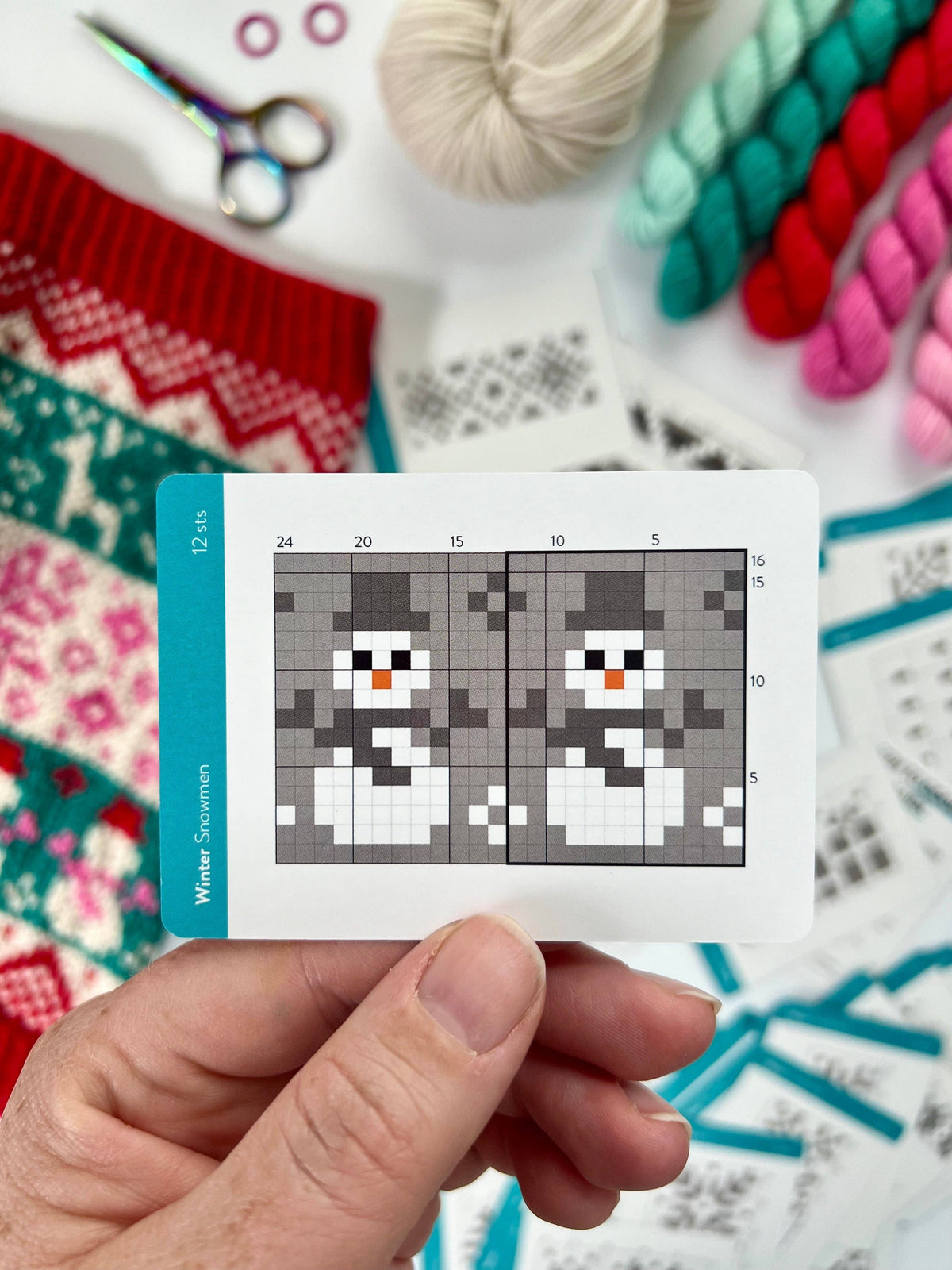 Winter Doodle Card Deck (Core Deck) by Pacific Knit Co