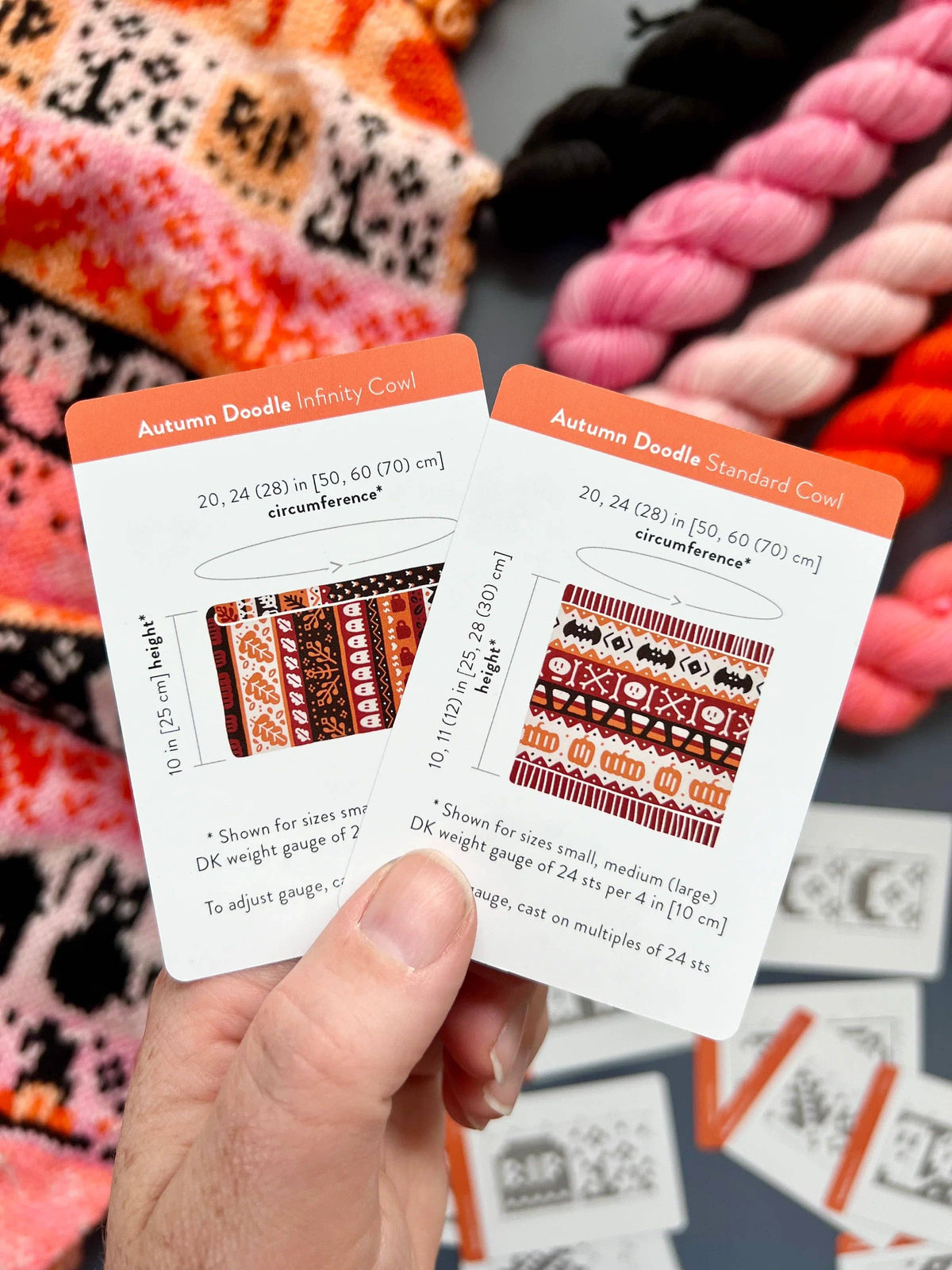 Autumn Doodle Card Deck (Core Deck) by Pacific Knit Co