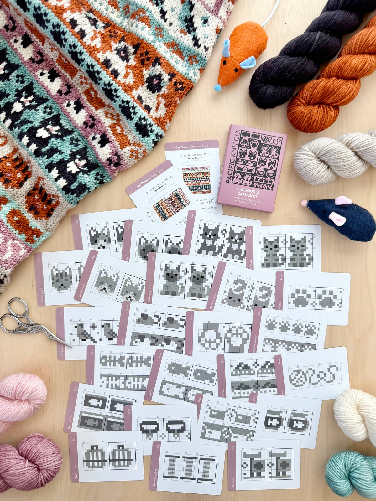 Cat Doodle Card Deck (Expansion Deck) by Pacific Knit Co