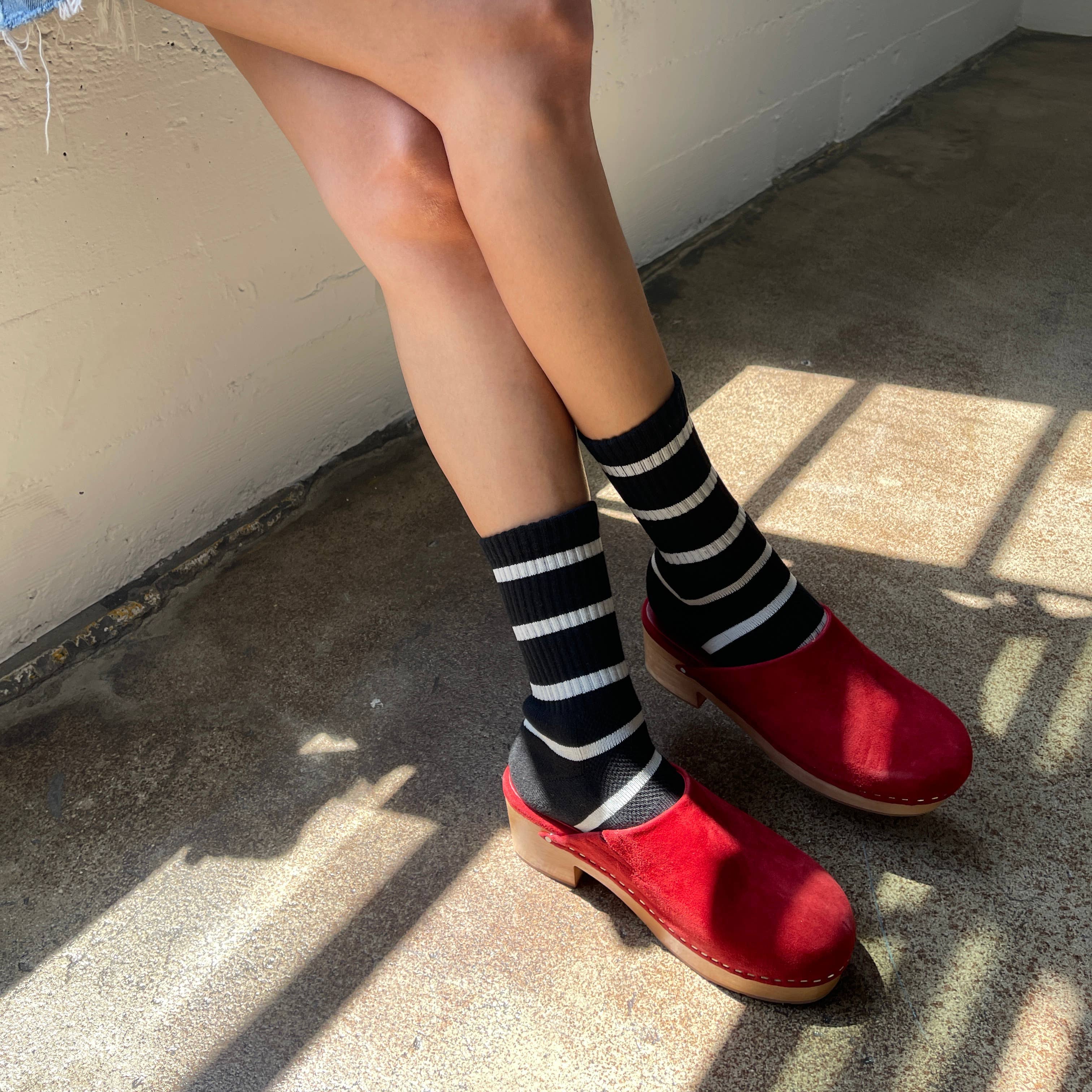 Striped Boyfriend Socks