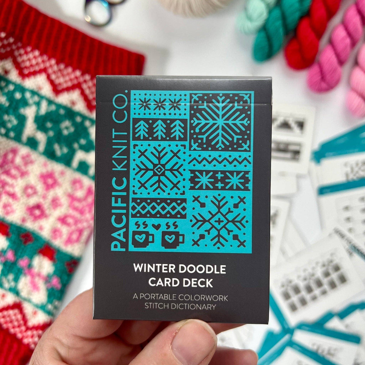 Winter Doodle Card Deck (Core Deck) by Pacific Knit Co
