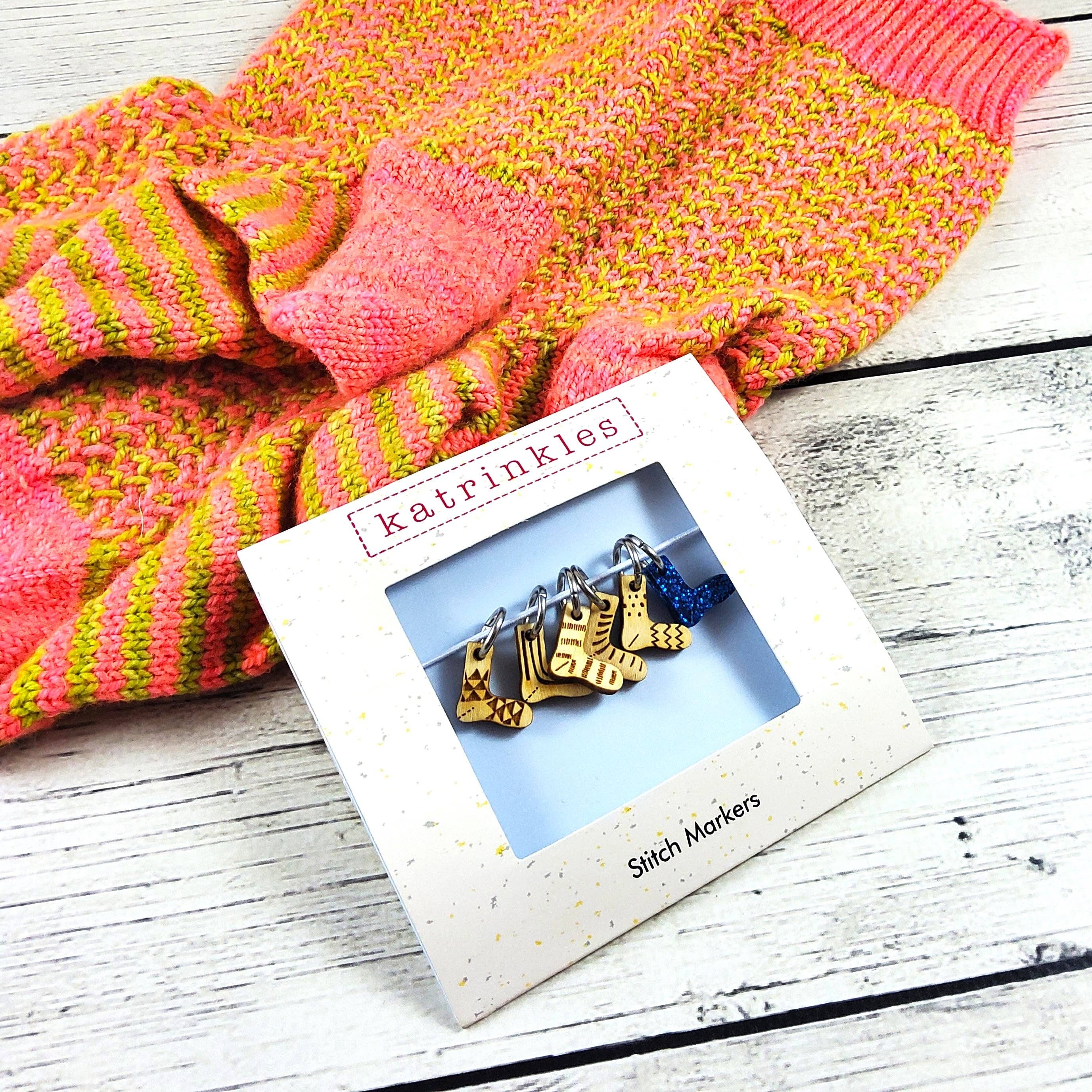 Tiny Sock Stitch Marker Set