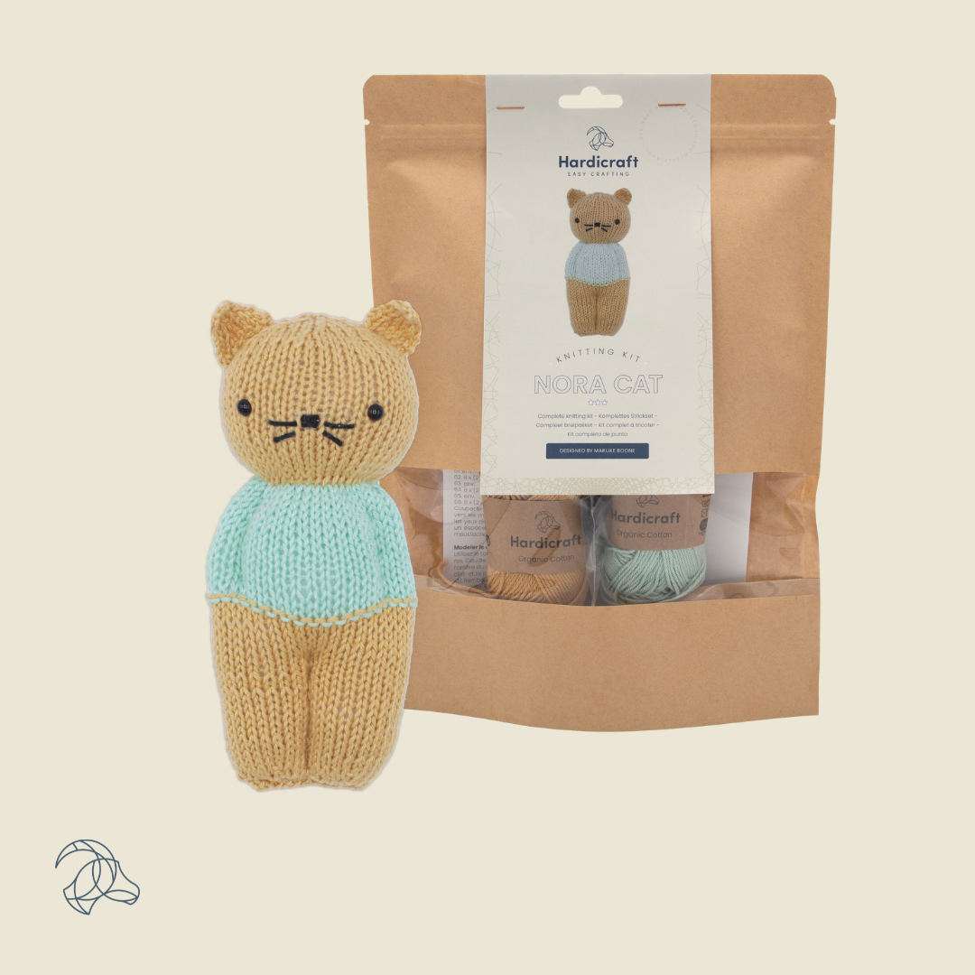 DIY Knitting Kit - Nora Cat