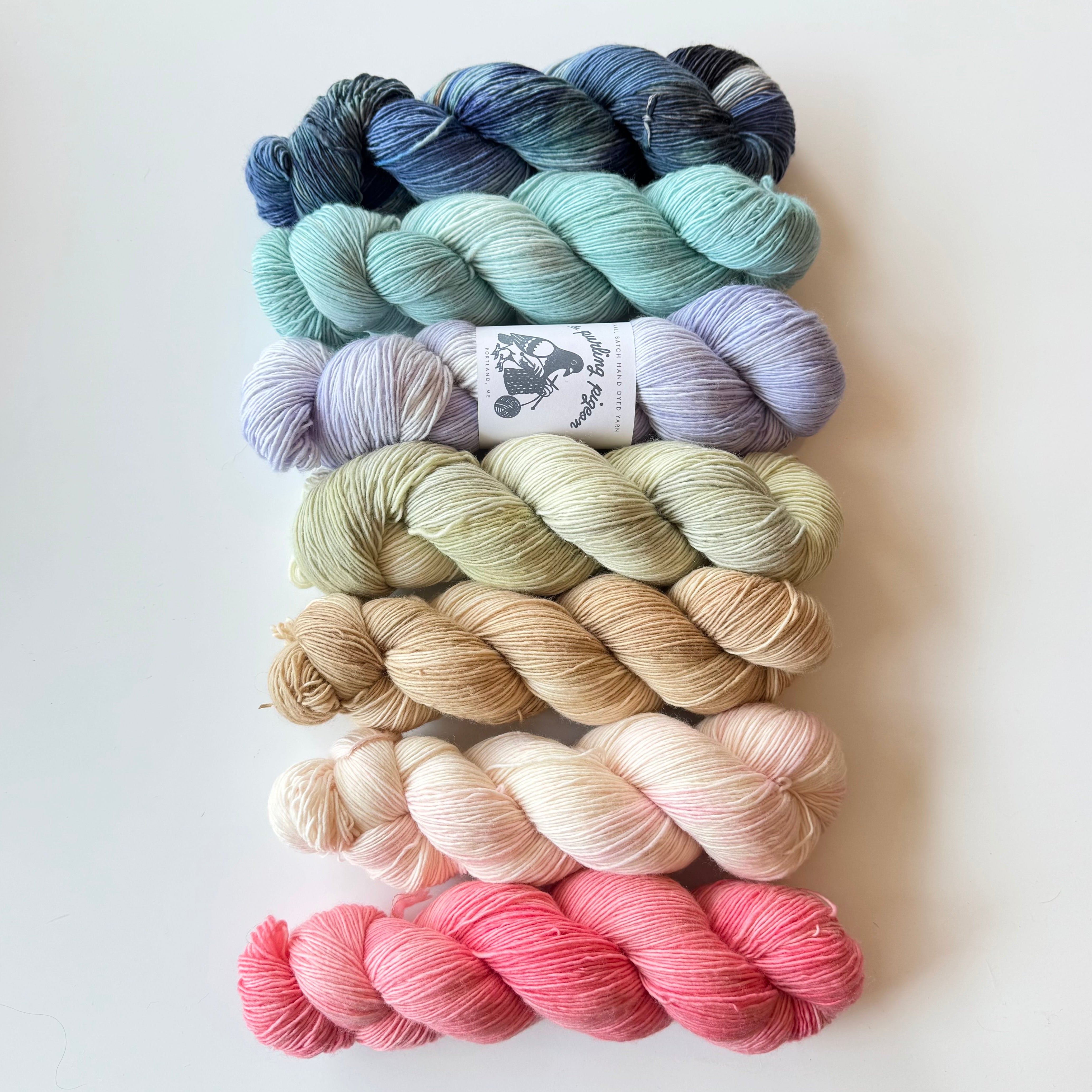 Dove fingering - Single Ply Merino wool