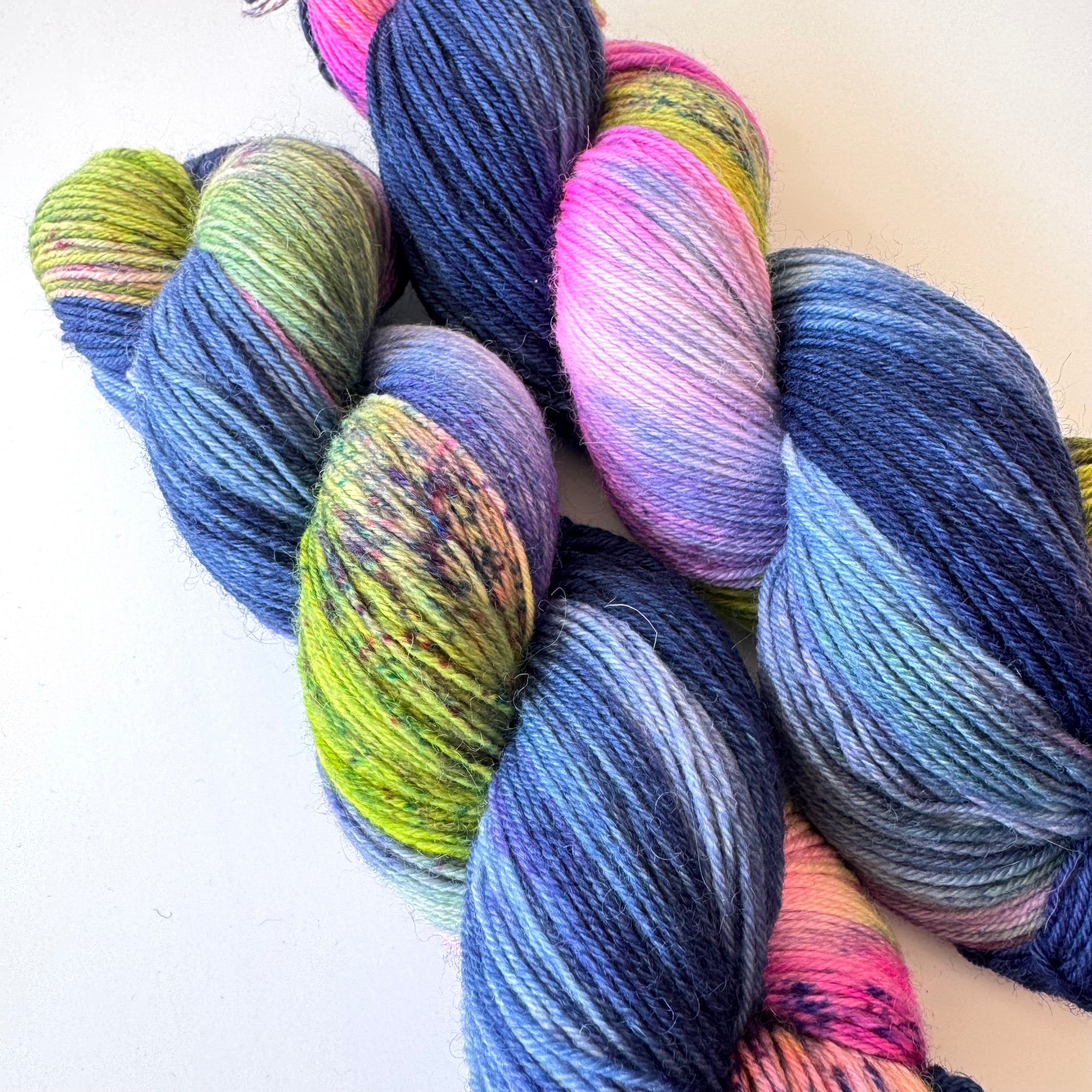 SPARROW fingering- SW Bluefaced/Corriedale sock
