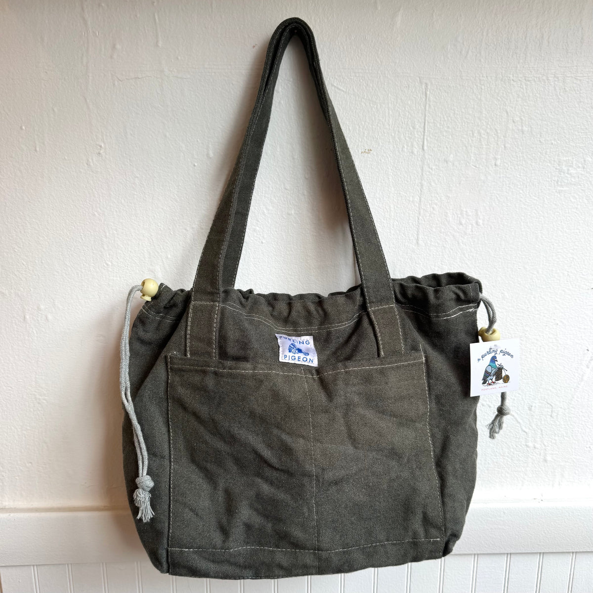Project Bags: handdyed canvas
