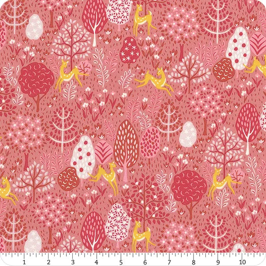 Liberty: Garden Party Picnic Trifle Dancing Deer B