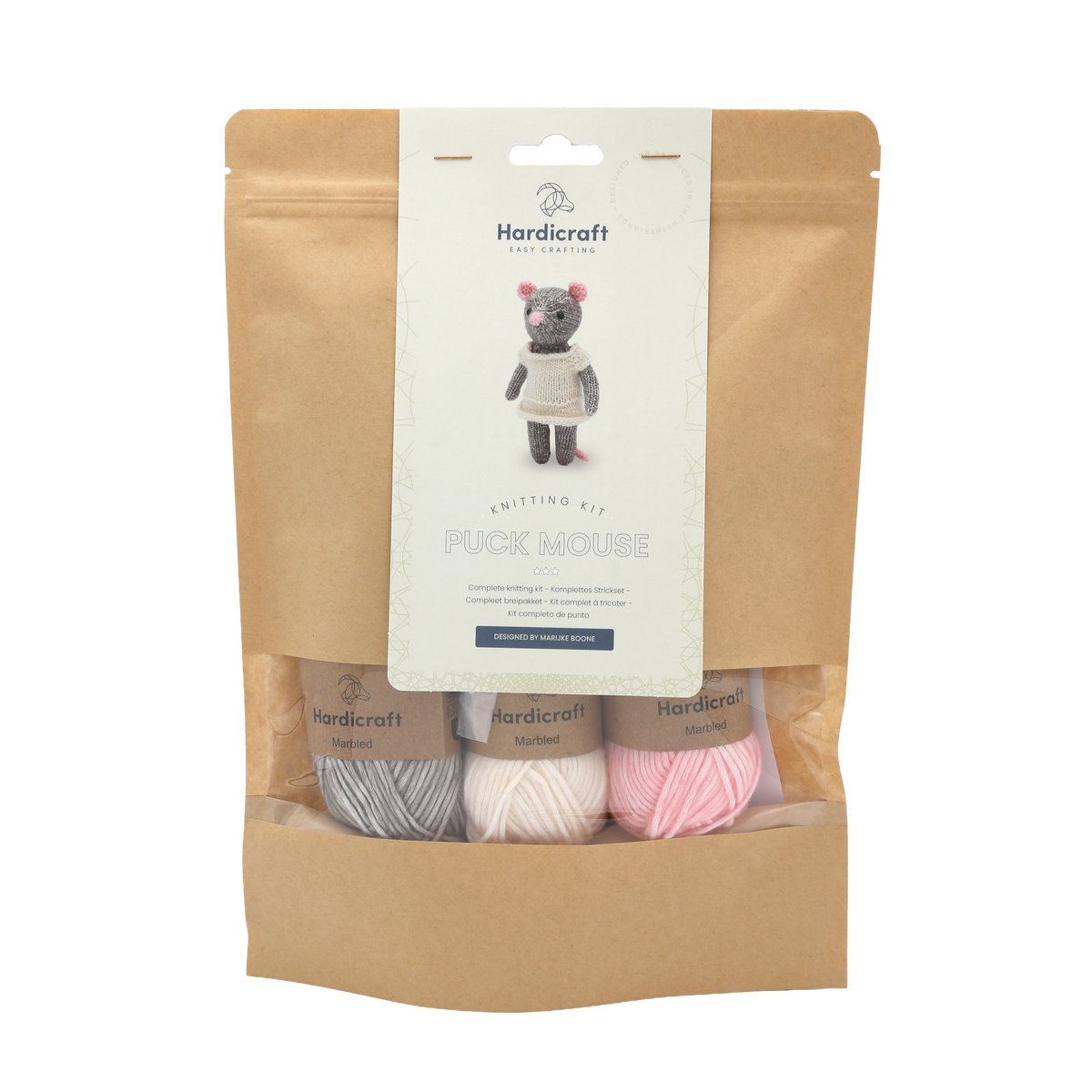 DIY Knitting Kit - Puck Mouse