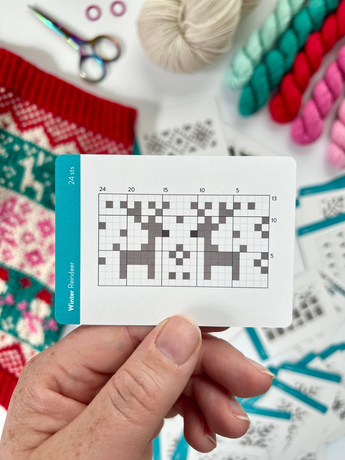 Winter Doodle Card Deck (Core Deck) by Pacific Knit Co