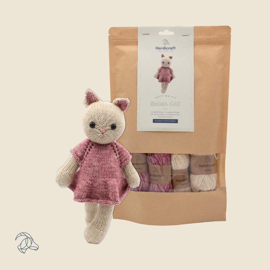 DIY Knitting Kit - Emma Cat