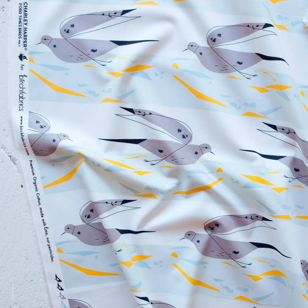 Charley Harper: Mourning Dove Poplin