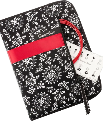 ChiaoGoo -4" TWIST Interchangeable Needle Set Red Lace Small US 2-8