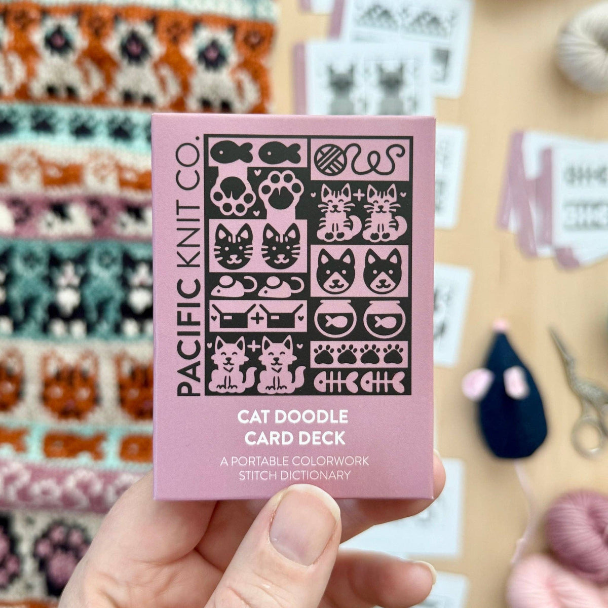 Cat Doodle Card Deck (Expansion Deck) by Pacific Knit Co