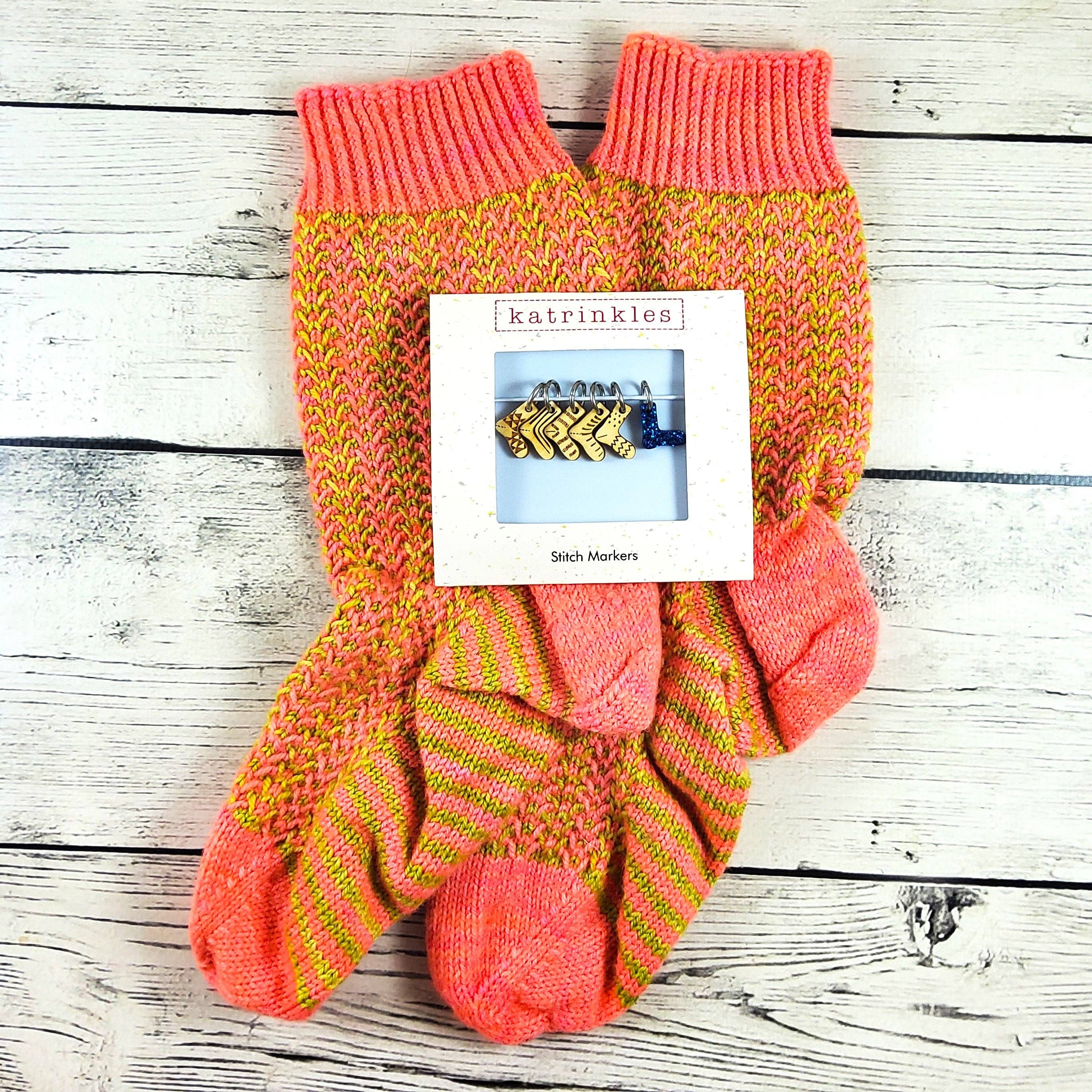 Tiny Sock Stitch Marker Set