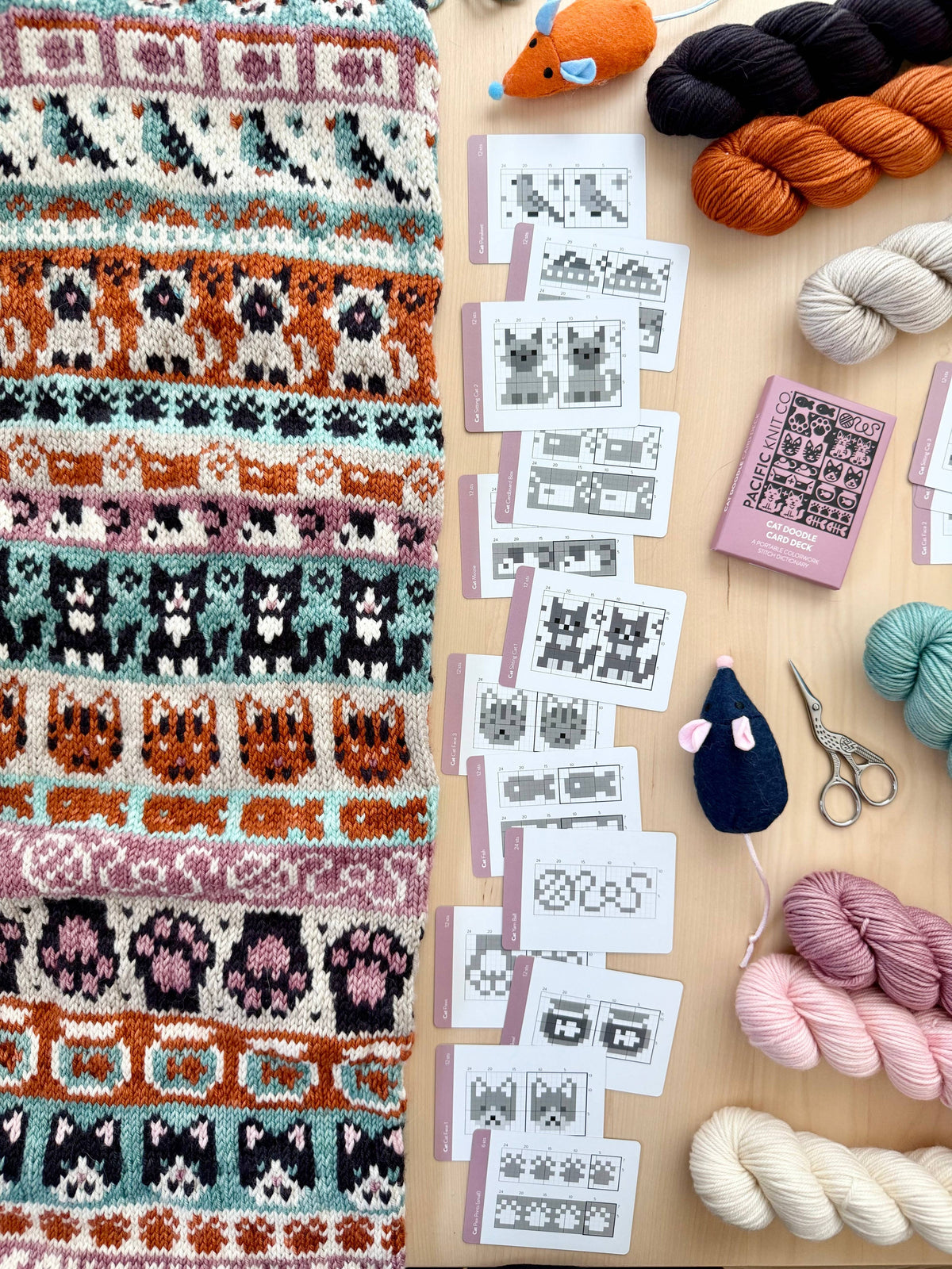 Cat Doodle Card Deck (Expansion Deck) by Pacific Knit Co