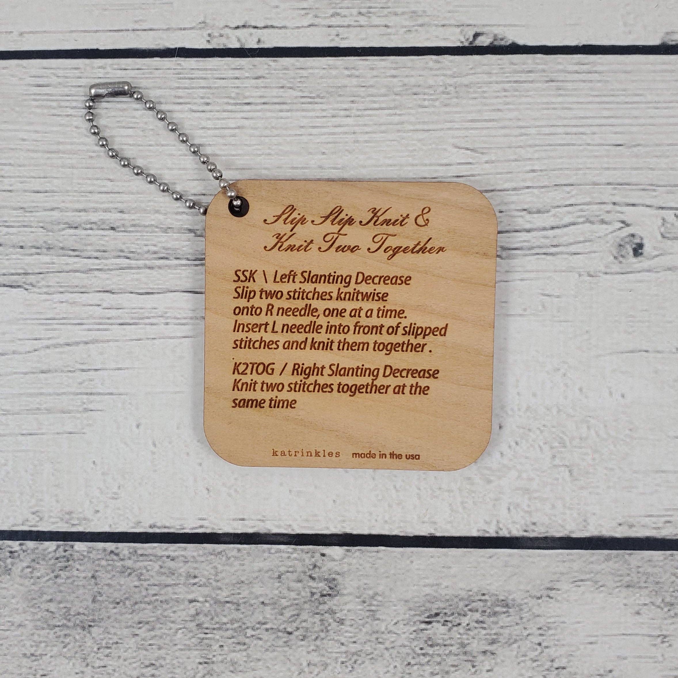 Slip Slip Knit & Knit Two Together Mini Tool