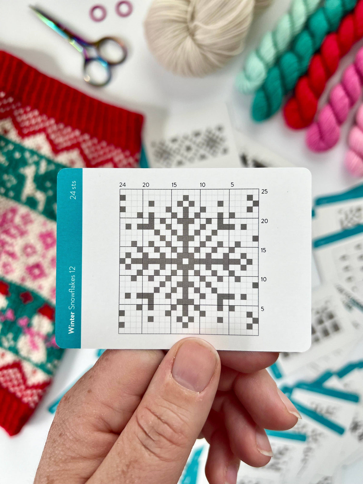 Winter Doodle Card Deck (Core Deck) by Pacific Knit Co