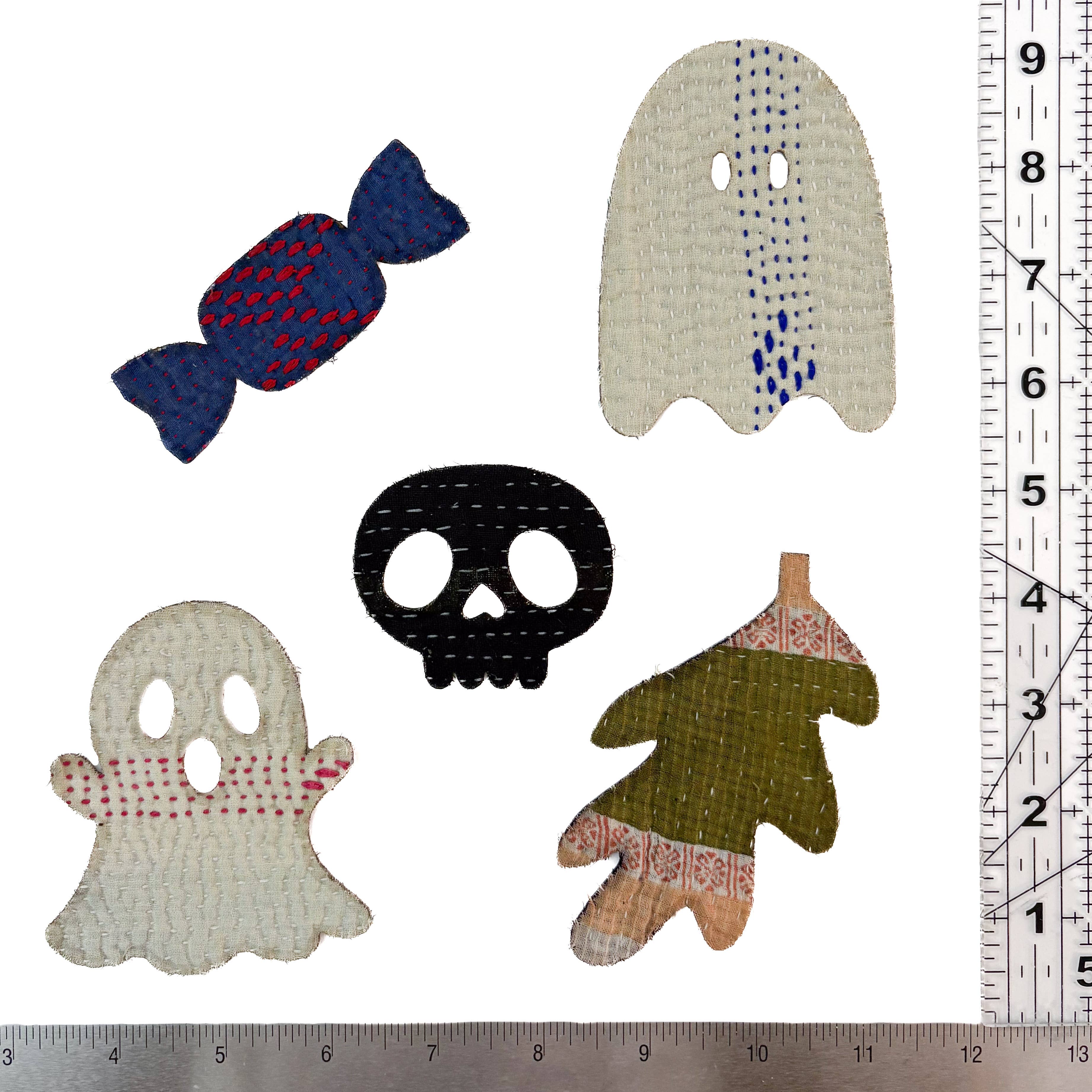 Iron-on Kantha Patches - Small