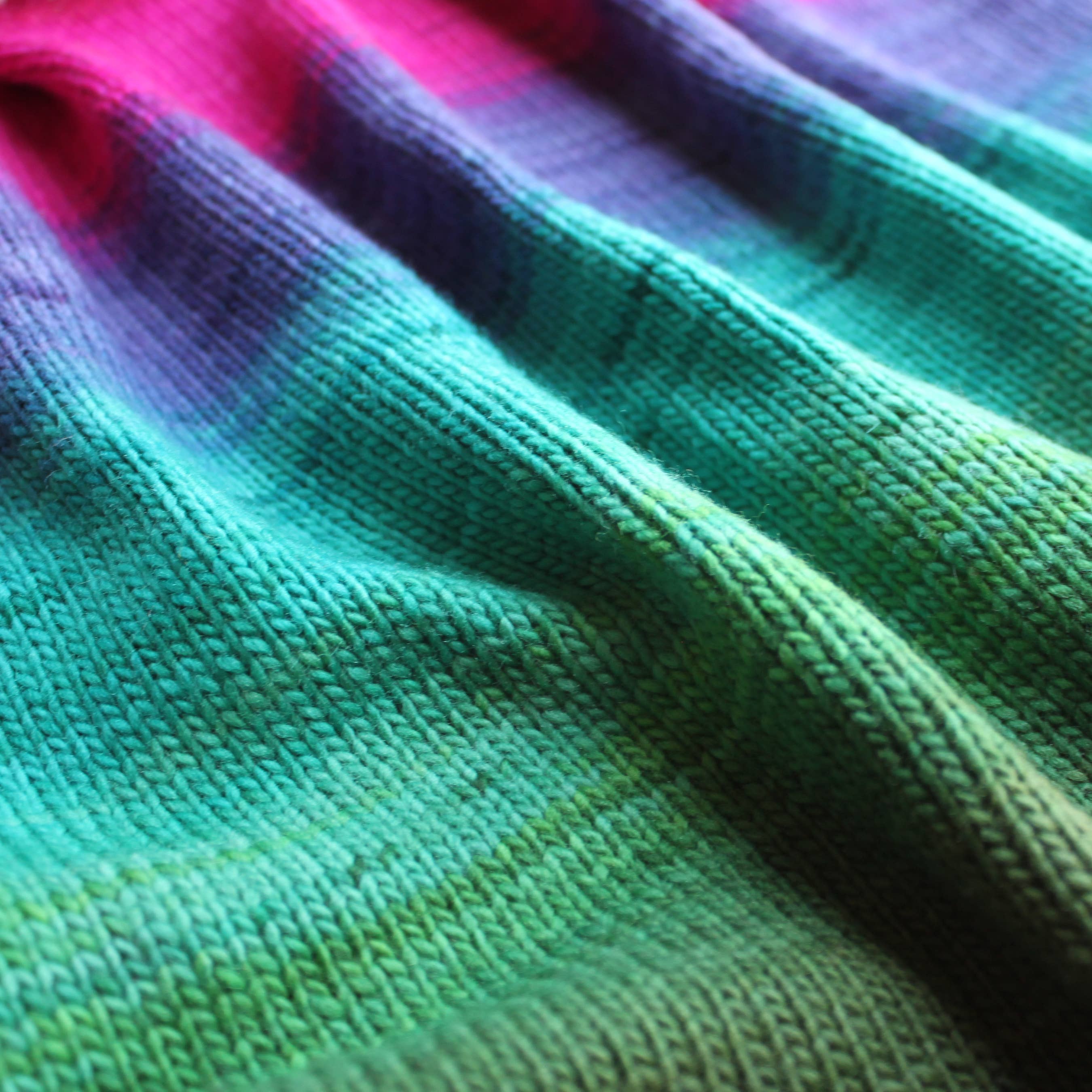 Fuchsia Merino Fingering Shawl Ball