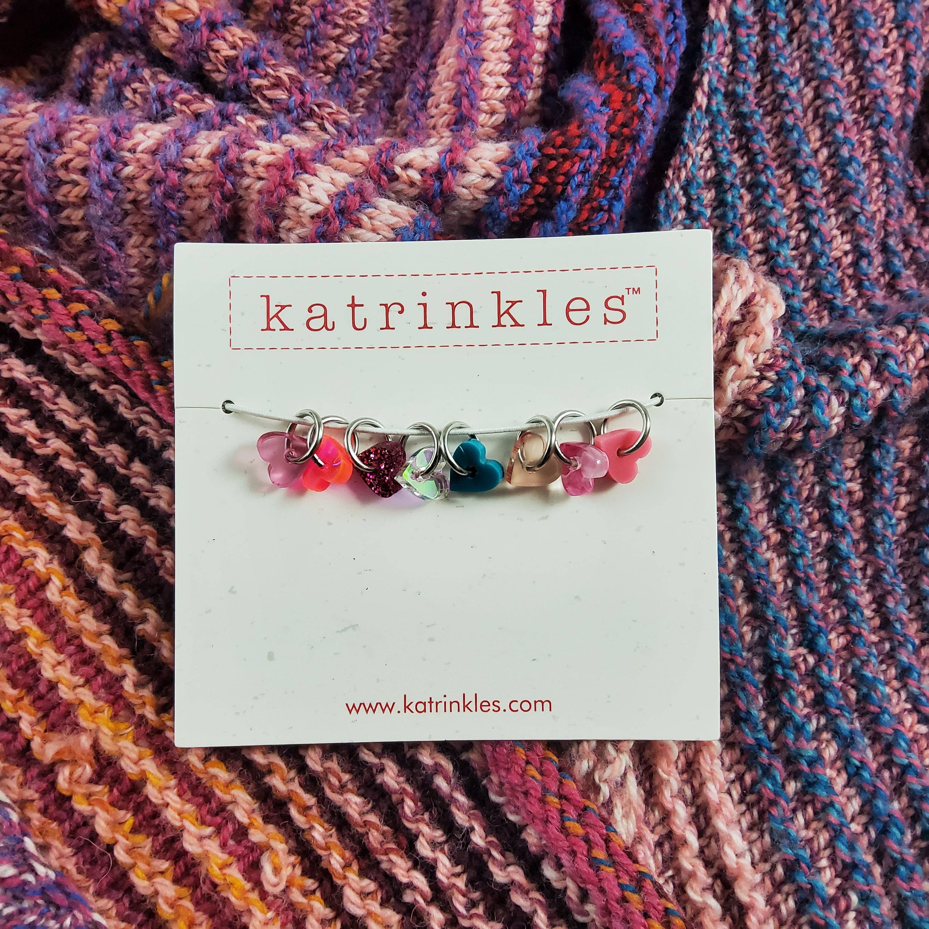 Tiny Heart Stitch Marker Set