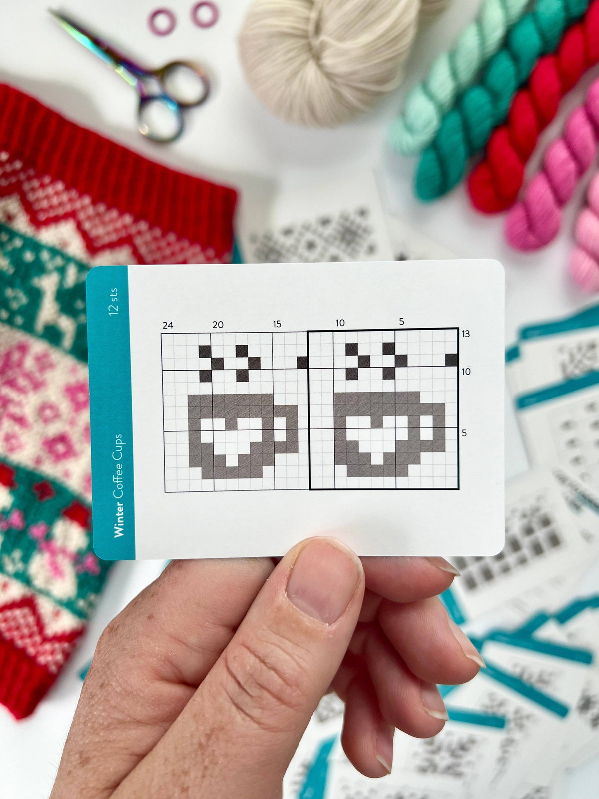 Winter Doodle Card Deck (Core Deck) by Pacific Knit Co