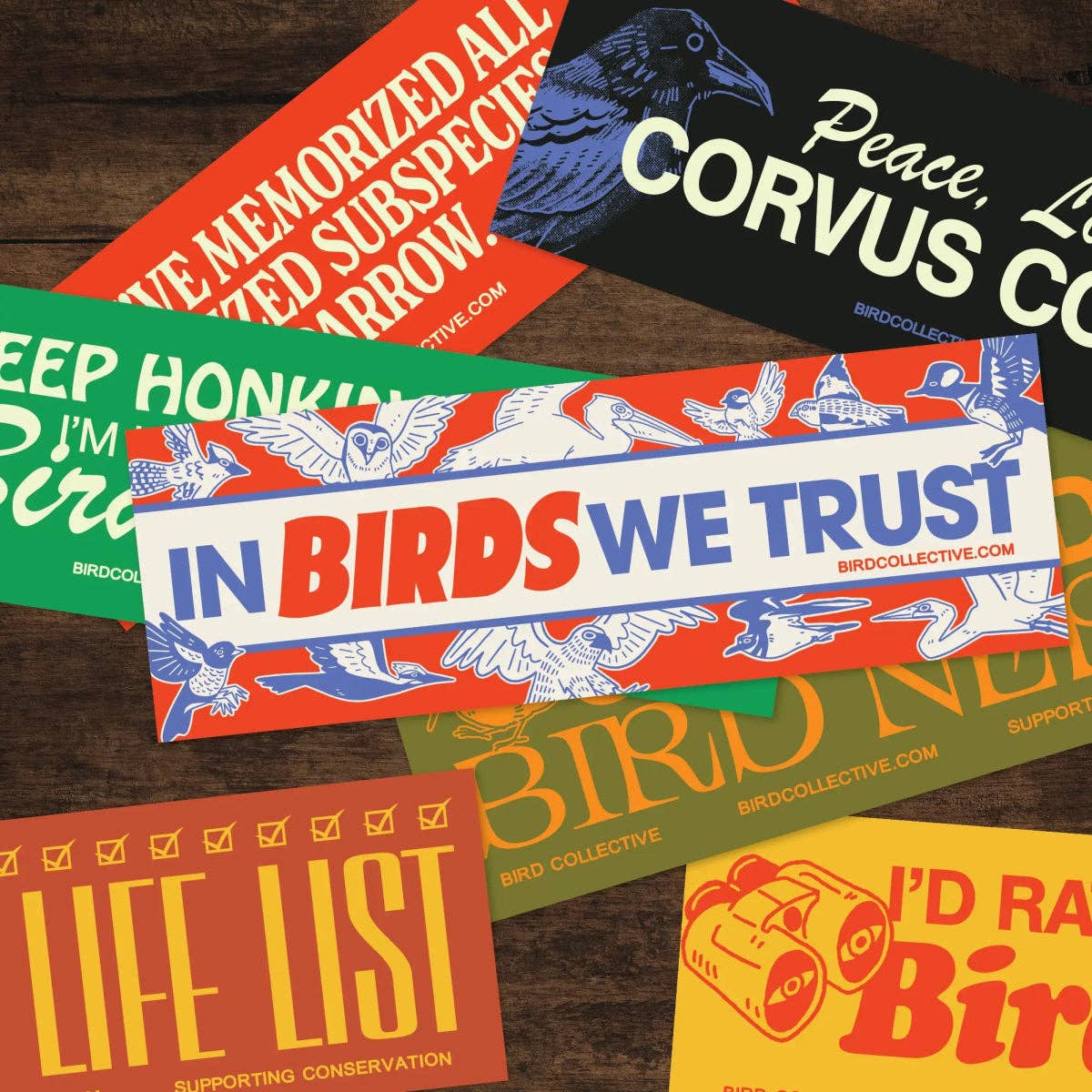 In Birds We Trust Bumper Sticker