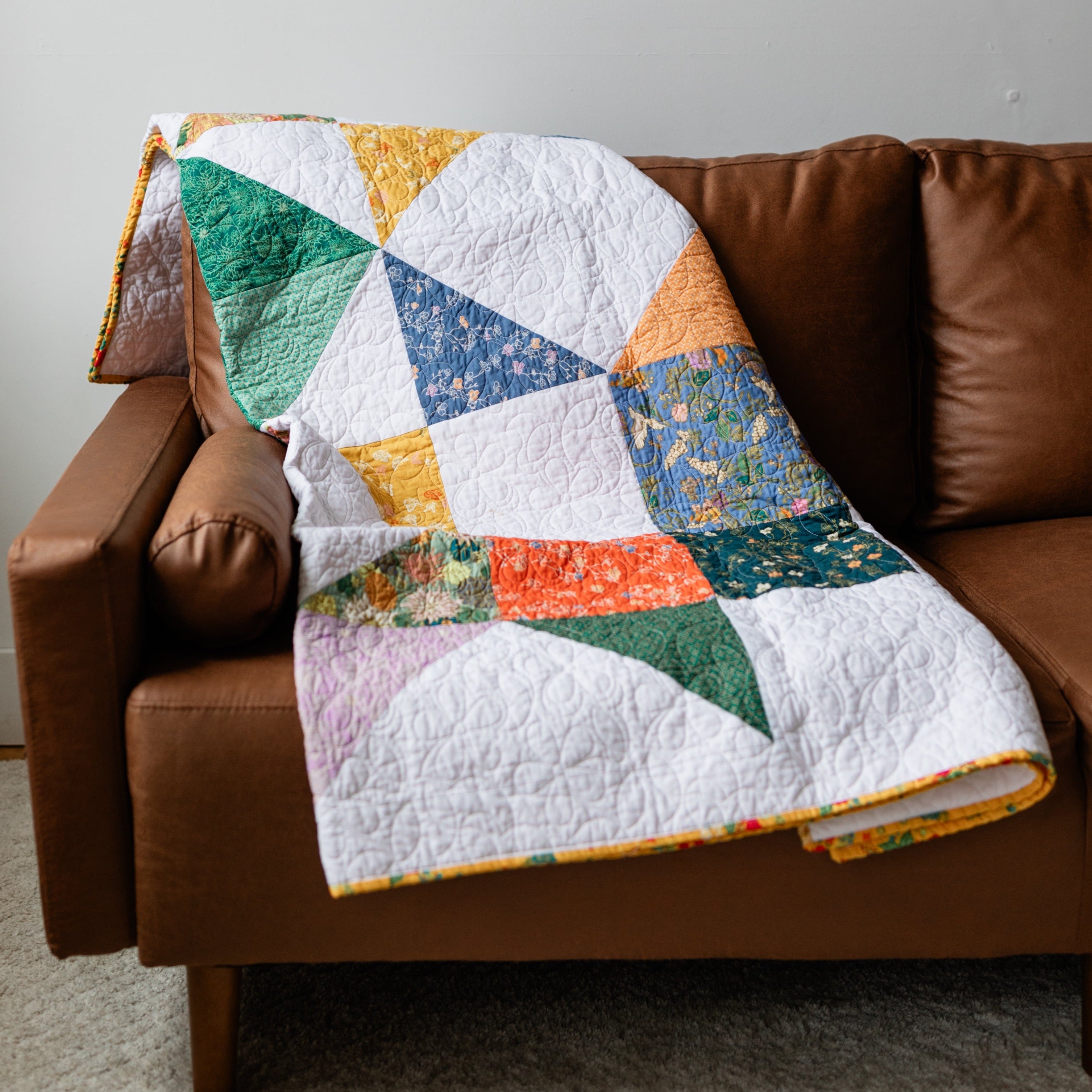Vibrant Star | Handmade Quilt
