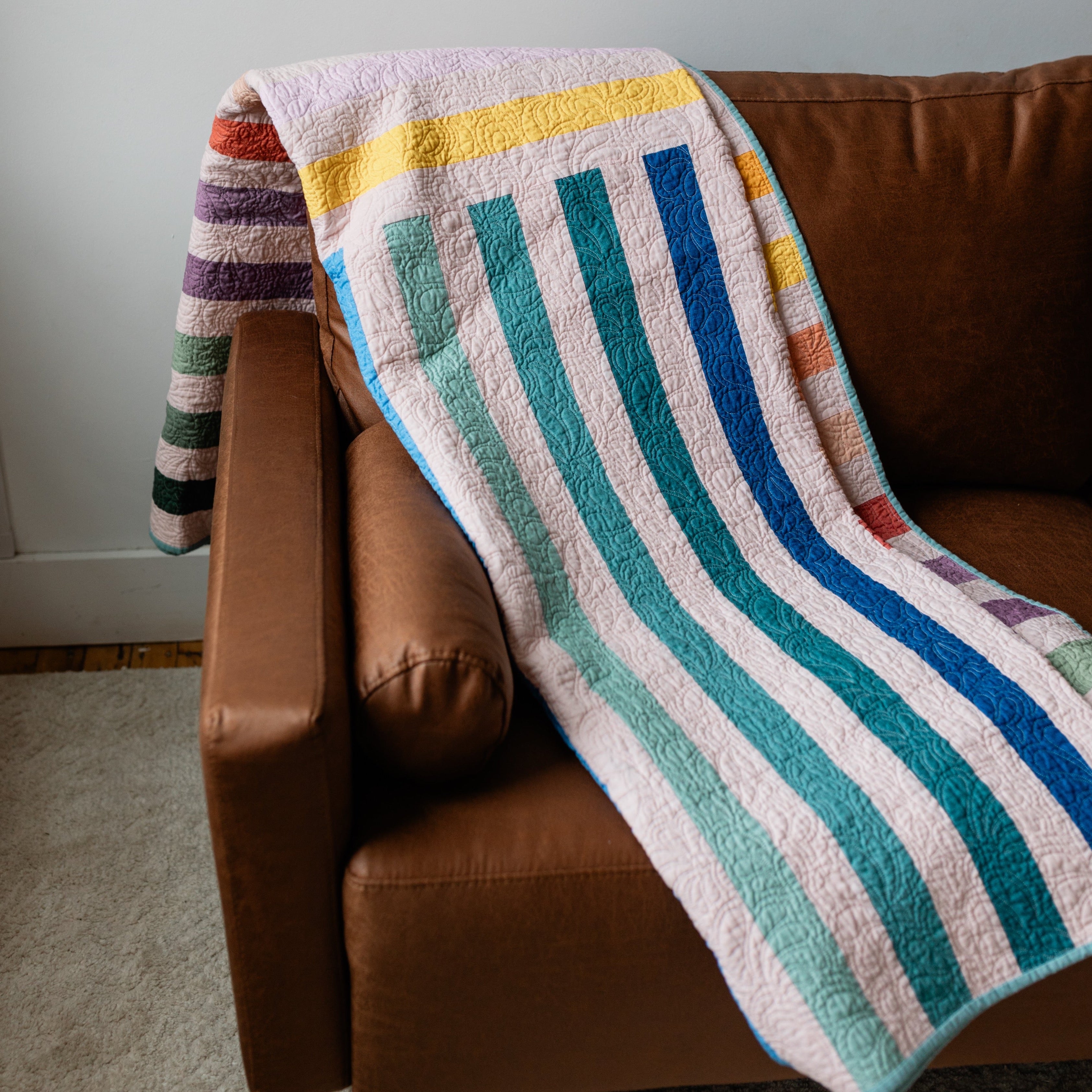 Rainbow Ridges  | Handmade Quilt