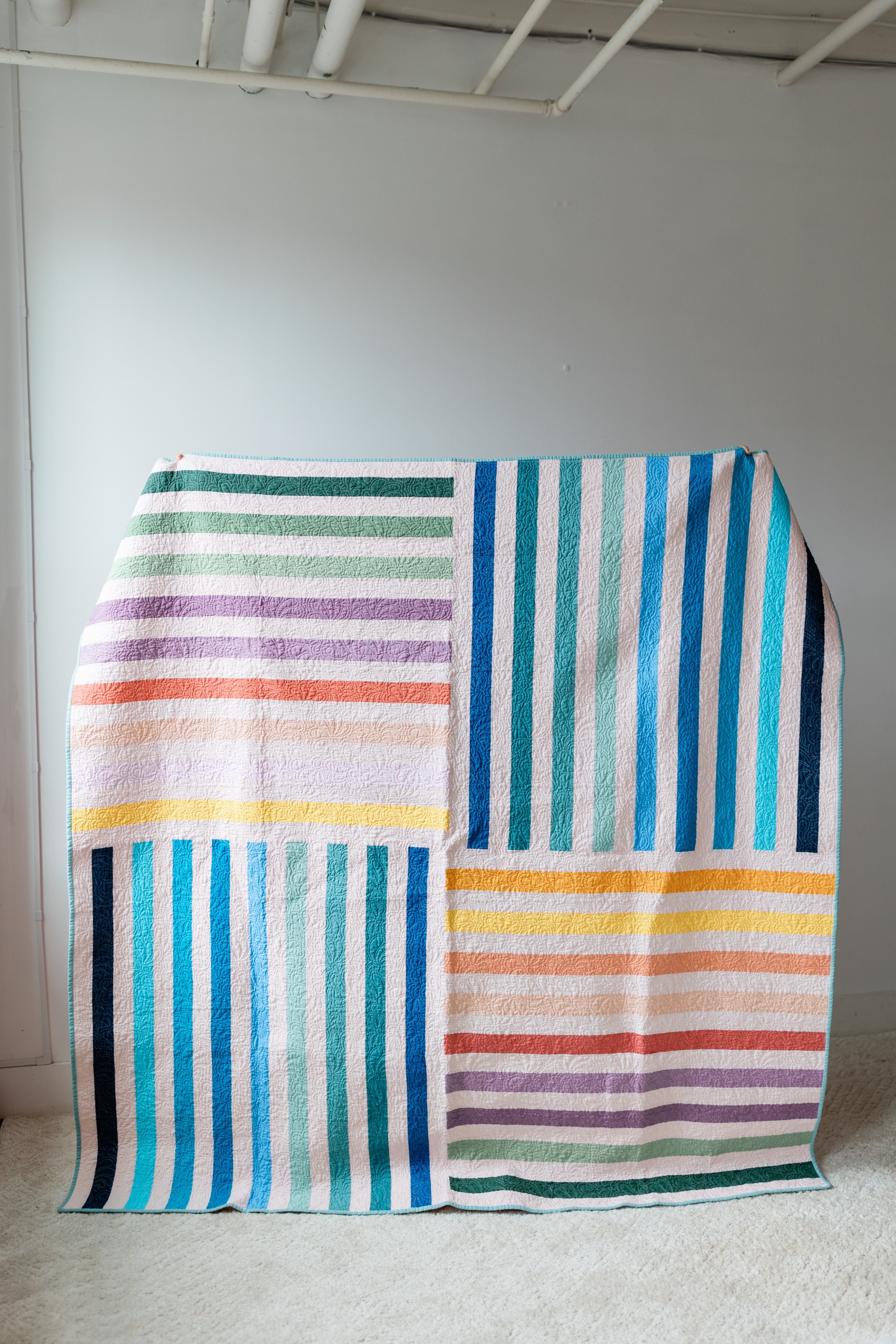 Rainbow Ridges  | Handmade Quilt