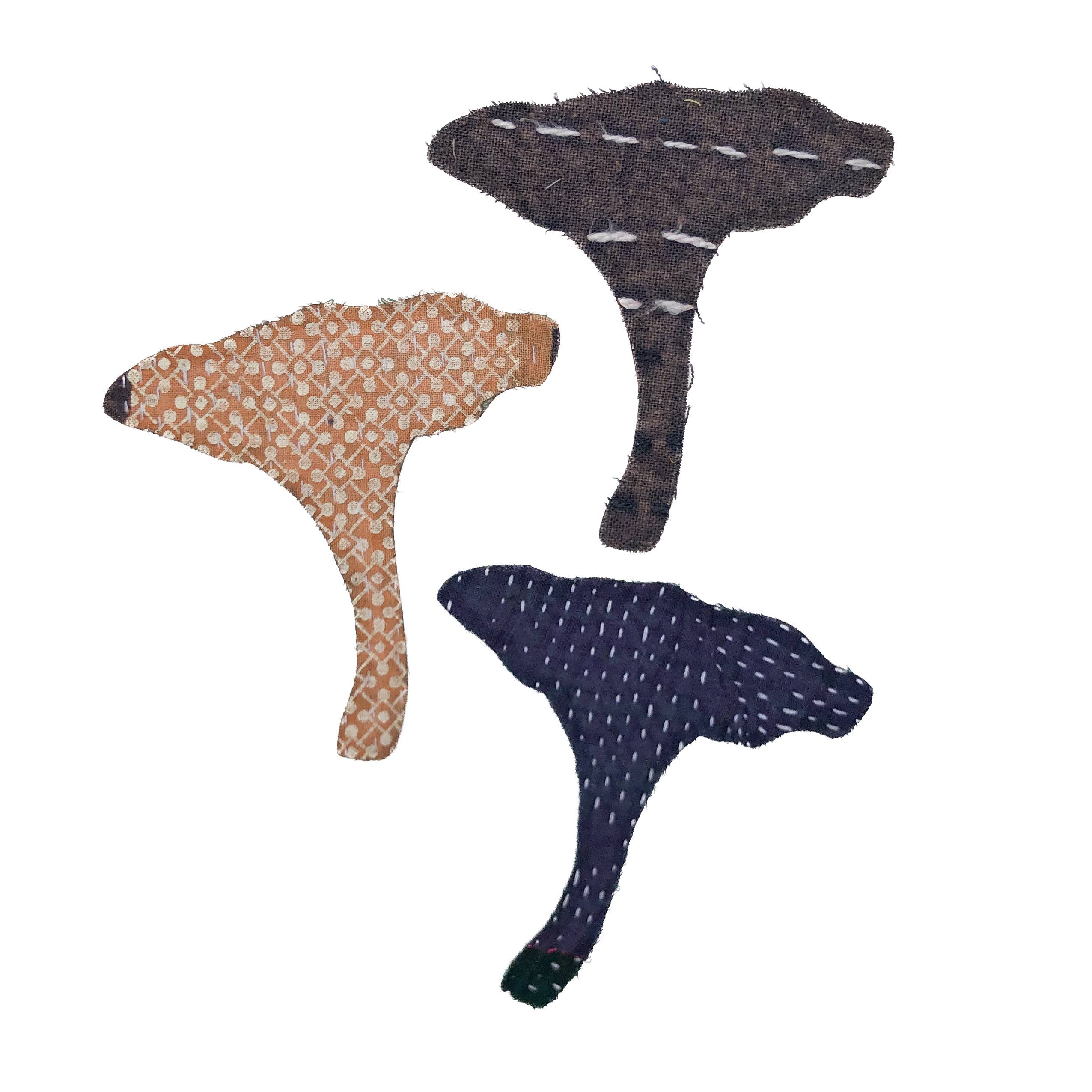 Iron-on Kantha Patches - Small