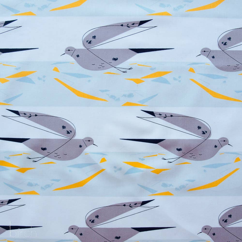 Charley Harper: Mourning Dove Poplin
