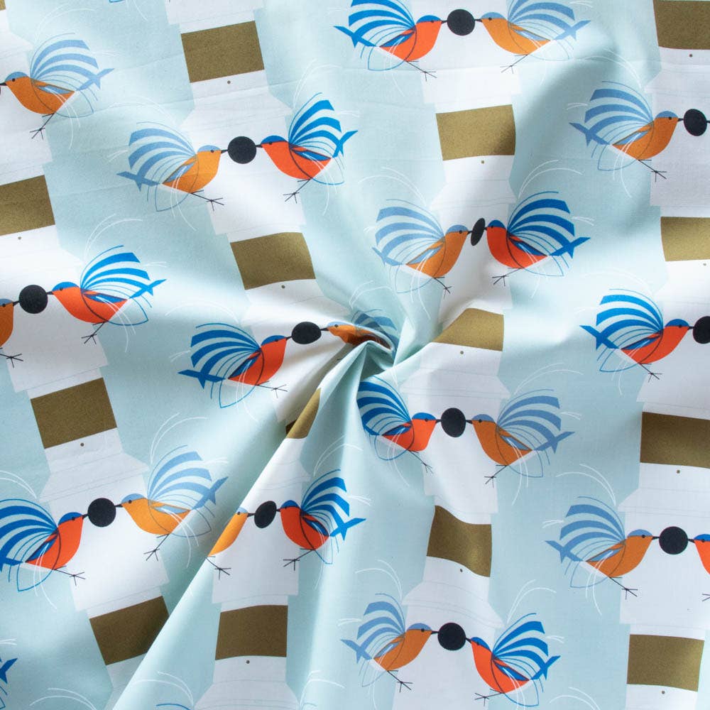 Charley Harper: Homecoming Poplin