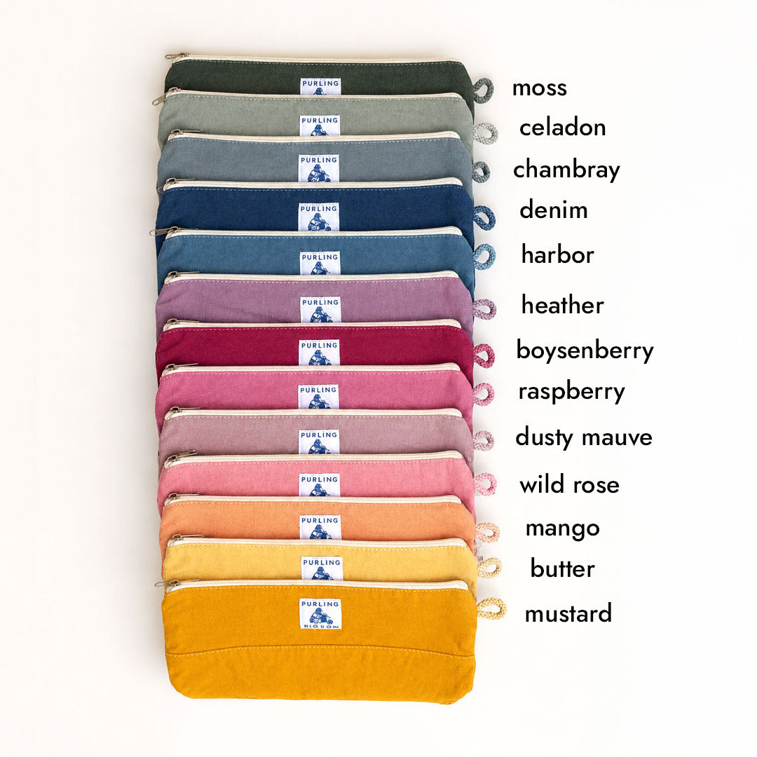 Project Bag collection: handdyed canvas