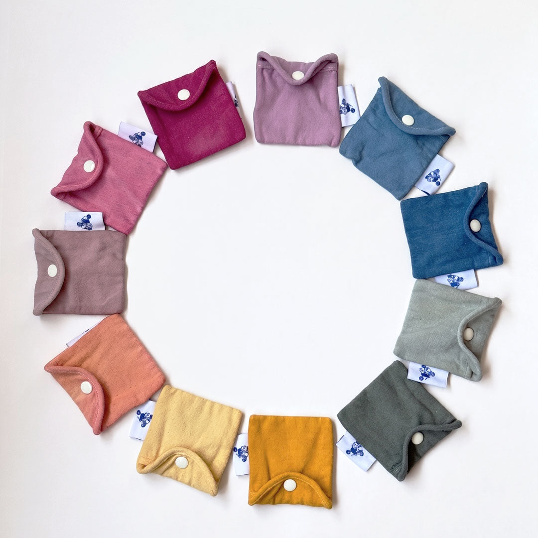 Project Bag collection: handdyed canvas
